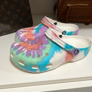Tie Dye Crocs